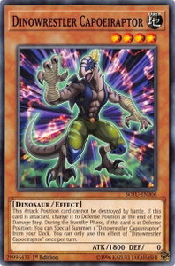 Dinowrestler Capoeiraptor - Soul Fusion (SOFU) #SOFU-EN006 - Common / Short Print YuGiOh Trading Card