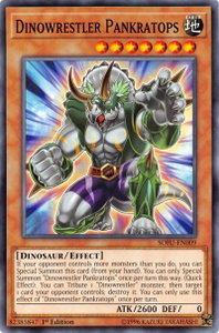 Dinowrestler Pankratops - Soul Fusion (SOFU) #SOFU-EN009 - Common / Short Print YuGiOh Trading Card