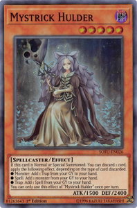 Mystrick Hulder - Soul Fusion (SOFU) #SOFU-EN026 - Super Rare YuGiOh Trading Card