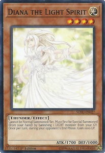 Diana the Light Spirit - Soul Fusion (SOFU) #SOFU-EN027 - Common / Short Print YuGiOh Trading Card