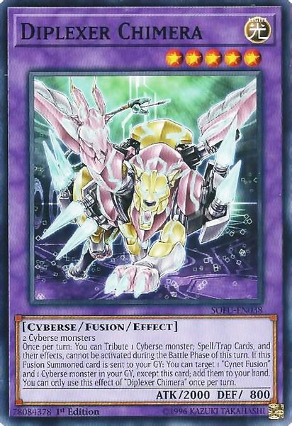 Diplexer Chimera - Soul Fusion YuGiOh trading card