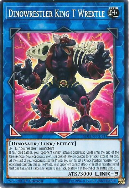 Dinowrestler King T Wrextle - Soul Fusion YuGiOh trading card