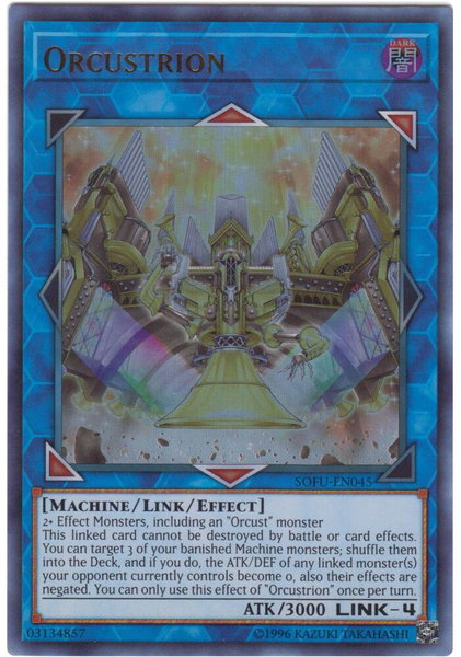 Orcustrion - Soul Fusion YuGiOh trading card