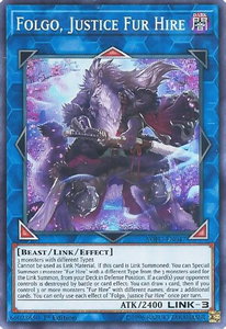 Folgo, Justice Fur Hire - Soul Fusion (SOFU) #SOFU-EN047 - Super Rare YuGiOh Trading Card