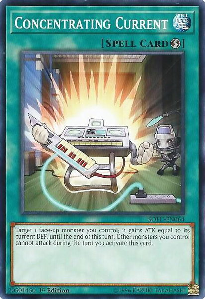 Concentrating Current - Soul Fusion YuGiOh trading card