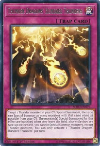 Thunder Dragons' Hundred Thunders - Soul Fusion (SOFU) #SOFU-EN072 - Rare YuGiOh Trading Card