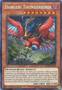 Danger! Thunderbird! - Soul Fusion (SOFU) #SOFU-EN082 - Secret Rare YuGiOh Trading Card