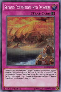 Second Expedition into Danger! - Soul Fusion (SOFU) #SOFU-EN087 - Super Rare YuGiOh Trading Card