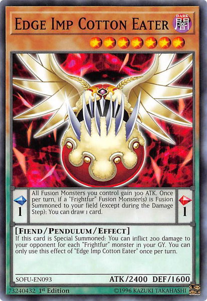 Edge Imp Cotton Eater - Soul Fusion YuGiOh trading card