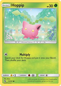 Hoppip (11) - SM - Lost Thunder (SM8) #11/214 - Common Pokémon Trading Card