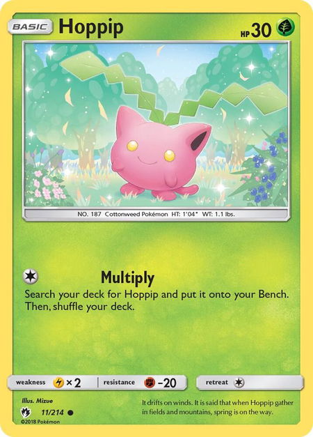 Hoppip (11) - SM - Lost Thunder Pokémon trading card