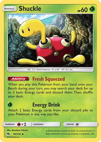 Shuckle - SM - Lost Thunder (SM8) #16/214 - Uncommon Pokémon Trading Card