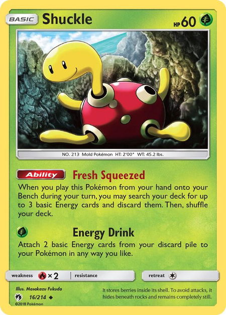Shuckle - SM - Lost Thunder Pokémon trading card