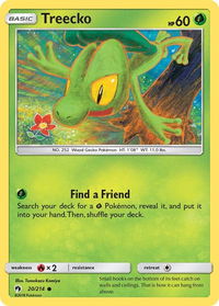 Treecko - SM - Lost Thunder (SM8) #20/214 - Common Pokémon Trading Card