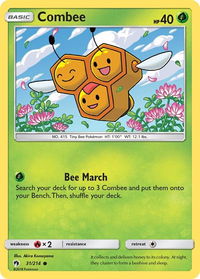 Combee - SM - Lost Thunder (SM8) #31/214 - Common Pokémon Trading Card