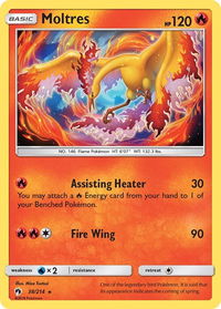 Moltres - SM - Lost Thunder (SM8) #38/214 - Rare Pokémon Trading Card