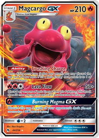 Magcargo GX - SM - Lost Thunder (SM8) #44/214 - Ultra Rare Pokémon Trading Card