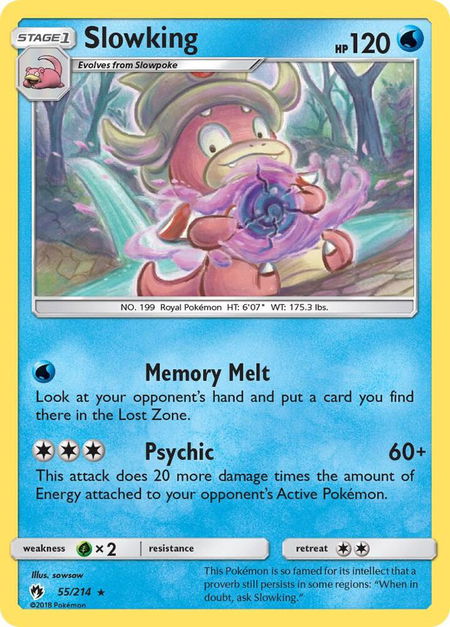 Slowking - SM - Lost Thunder Pokémon trading card