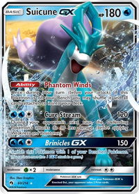 Suicune GX - SM - Lost Thunder (SM8) #60/214 - Ultra Rare Pokémon Trading Card
