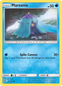 Mareanie (68) - SM - Lost Thunder (SM8) #68/214 - Common Pokémon Trading Card