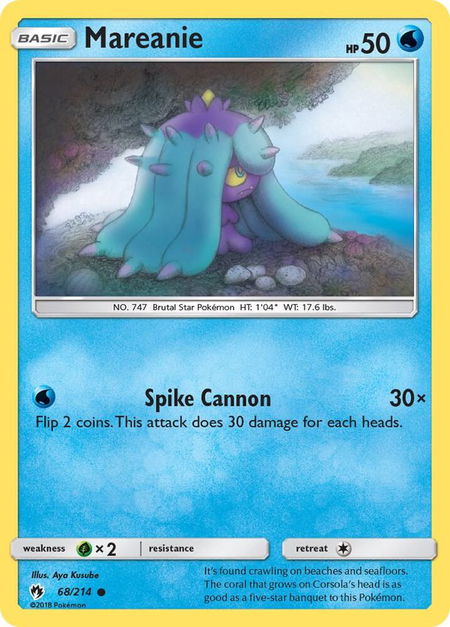 Mareanie (68) - SM - Lost Thunder Pokémon trading card