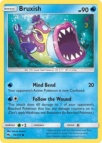 Bruxish - SM - Lost Thunder (SM8) #70/214 - Common Pokémon Trading Card