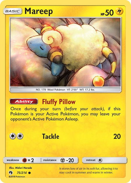 Mareep (75) - SM - Lost Thunder Pokémon trading card