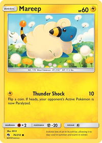 Mareep (76) - SM - Lost Thunder (SM8) #76/214 - Common Pokémon Trading Card