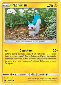 Pachirisu - SM - Lost Thunder (SM8) #80/214 - Common Pokémon Trading Card