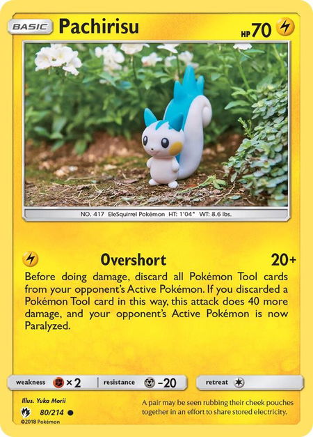 Pachirisu - SM - Lost Thunder Pokémon trading card
