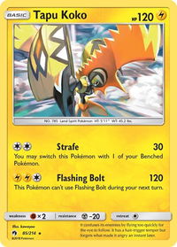 Tapu Koko - SM - Lost Thunder (SM8) #85/214 - Holo Rare Pokémon Trading Card