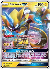 Zeraora GX - SM - Lost Thunder (SM8) #86/214 - Ultra Rare Pokémon Trading Card