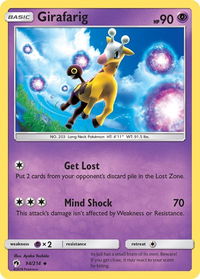 Girafarig - SM - Lost Thunder (SM8) #94/214 - Uncommon Pokémon Trading Card