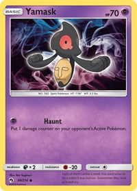Yamask - SM - Lost Thunder (SM8) #99/214 - Common Pokémon Trading Card