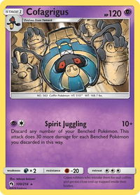 Cofagrigus - SM - Lost Thunder (SM8) #100/214 - Rare Pokémon Trading Card
