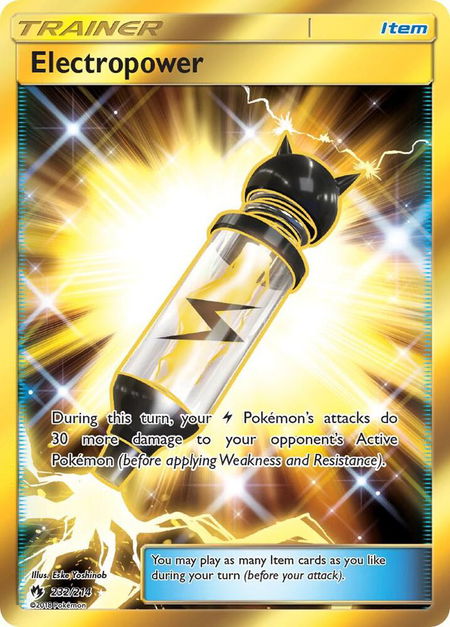 Electropower (Secret) - SM - Lost Thunder Pokémon trading card