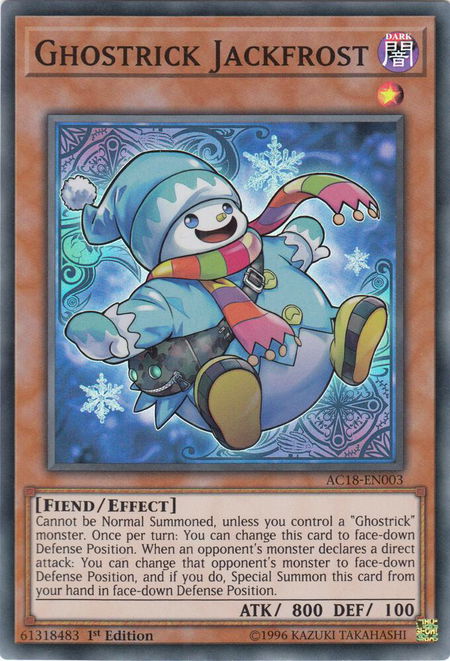 Ghostrick Jackfrost - Advent Calendar 2018 YuGiOh trading card