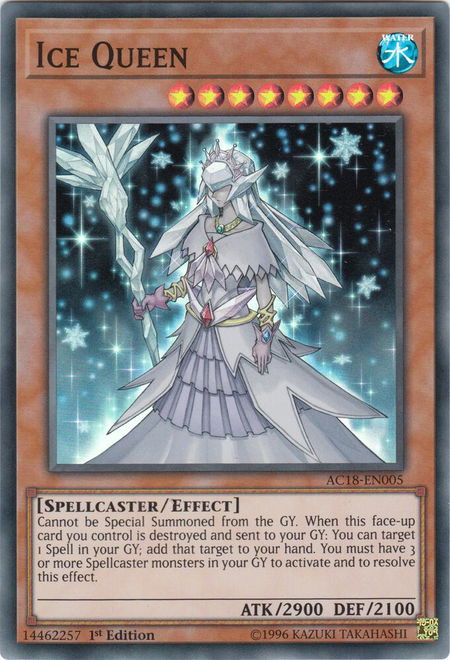 Ice Queen - Advent Calendar 2018 YuGiOh trading card