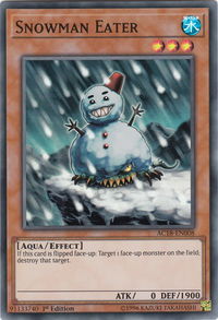 Snowman Eater - Advent Calendar 2018 (AC18) #AC18-EN008 - Super Rare YuGiOh Trading Card