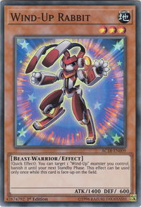 Wind-Up Rabbit - Advent Calendar 2018 (AC18) #AC18-EN009 - Super Rare YuGiOh Trading Card