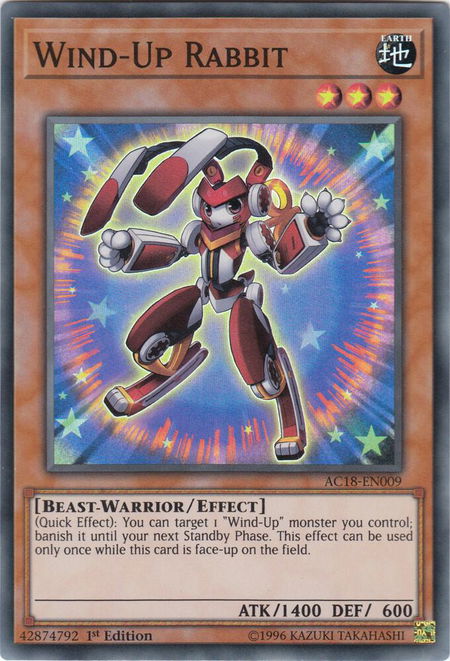 Wind-Up Rabbit - Advent Calendar 2018 YuGiOh trading card
