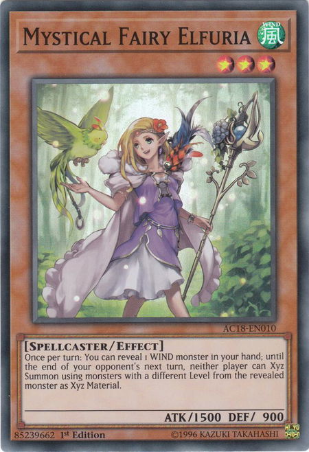 Mystical Fairy Elfuria - Advent Calendar 2018 YuGiOh trading card