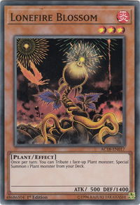 Lonefire Blossom - Advent Calendar 2018 (AC18) #AC18-EN017 - Super Rare YuGiOh Trading Card