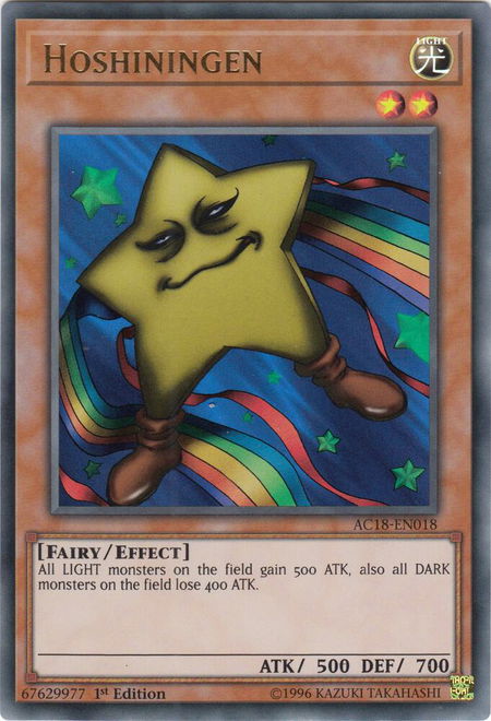 Hoshiningen - Advent Calendar 2018 YuGiOh trading card