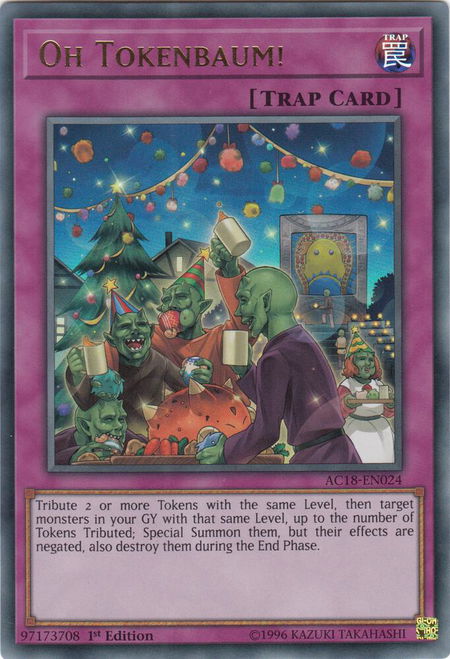 Oh Tokenbaum! - Advent Calendar 2018 YuGiOh trading card
