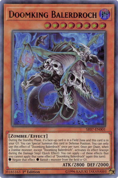 Doomking Balerdroch - Structure Deck: Zombie Horde YuGiOh trading card
