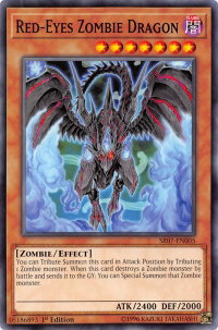 Red-Eyes Zombie Dragon - Structure Deck: Zombie Horde (SR07) #SR07-EN005 - Common / Short Print YuGiOh Trading Card