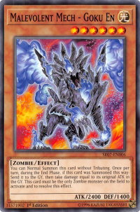 Malevolent Mech - Goku En - Structure Deck: Zombie Horde (SR07) #SR07-EN006 - Common / Short Print YuGiOh Trading Card