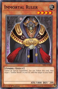 Immortal Ruler - Structure Deck: Zombie Horde (SR07) #SR07-EN009 - Common / Short Print YuGiOh Trading Card