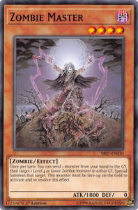 Zombie Master - Structure Deck: Zombie Horde (SR07) #SR07-EN010 - Common / Short Print YuGiOh Trading Card